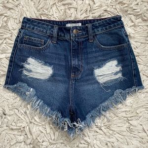 Fashion Nova High Waisted Denim Shorts